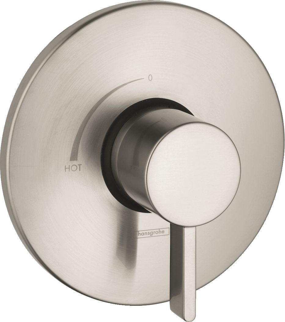 Hansgrohe Ecostat Pressure Balance Trim S in Brushed Nickel