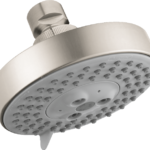 Hansgrohe Raindance S Showerhead 100 3-Jet, 2.0 GPM in Brushed Nickel