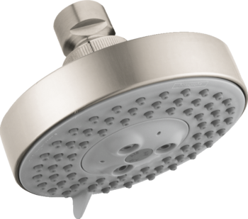 Hansgrohe Raindance S Showerhead 100 3-Jet, 2.0 GPM in Brushed Nickel