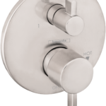 Hansgrohe Ecostat Pressure Balance Trim S with Diverter in Brushed Nickel