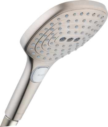 Hansgrohe Raindance Select E Handshower 120 3-Jet, 2.0 GPM in Brushed Nickel