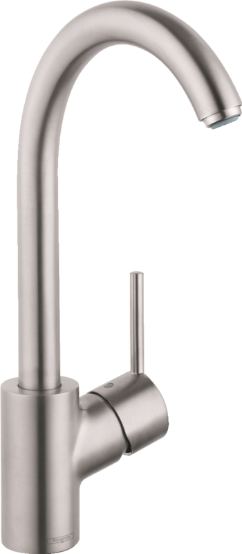 Hansgrohe Talis S Kitchen Faucet, 1-Spray, 1.5 GPM in Steel Optic