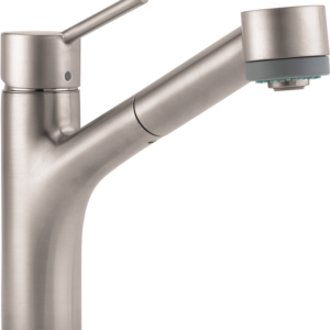 Hansgrohe Talis S Kitchen Faucet, 2-Spray Pull-Out, 1.75 GPM in Steel Optic