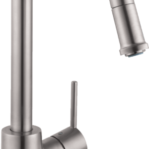 Hansgrohe Talis S² HighArc Kitchen Faucet, 1-Spray Pull-Down, 1.75 GPM in Steel Optic