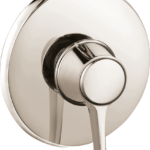 Hansgrohe Ecostat Classic Pressure Balance Trim, Round in Polished Nickel