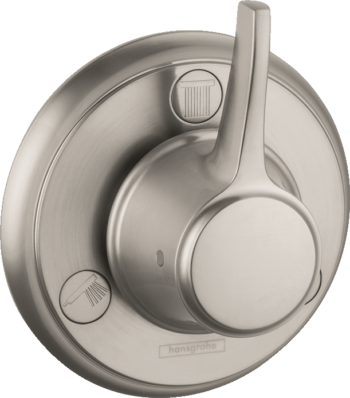 Hansgrohe Ecostat Classic Diverter Trim Trio/Quattro in Brushed Nickel