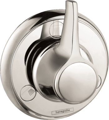 Hansgrohe Ecostat Classic Diverter Trim Trio/Quattro in Polished Nickel