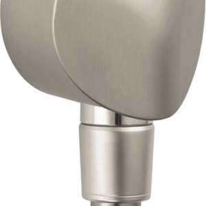 Hansgrohe FixFit Wall Outlet with Check Valves in Brushed Nickel