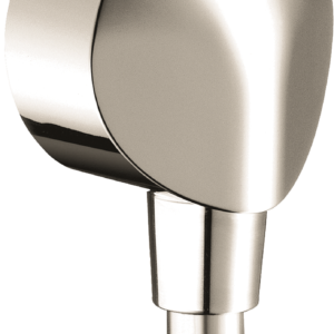 Hansgrohe FixFit Wall Outlet with Check Valves in Polished Nickel