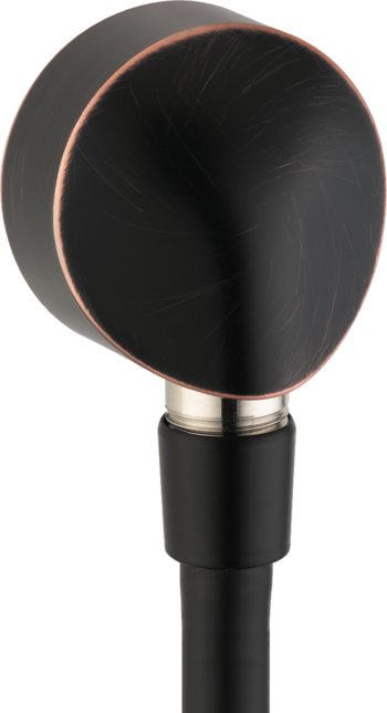 Hansgrohe FixFit Wall Outlet with Check Valves in Rubbed Bronze