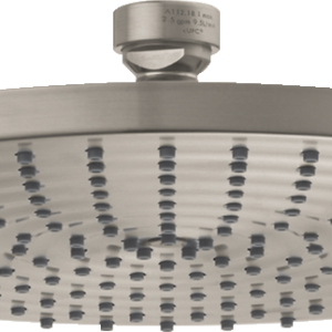 Hansgrohe Raindance S Showerhead 240 1-Jet, 1.75 GPM in Brushed Nickel