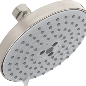 Hansgrohe Raindance S Showerhead 150 3-Jet, 1.75 GPM in Brushed Nickel