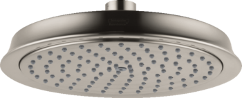 Hansgrohe Raindance Classic Showerhead 180 1-Jet Rain, 1.75 GPM in Brushed Nickel