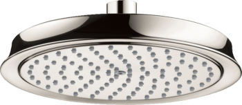 Hansgrohe Raindance Classic Showerhead 180 1-Jet Rain, 1.75 GPM in Polished Nickel