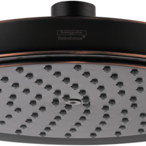 Hansgrohe Raindance Classic Showerhead 180 1-Jet Rain, 1.75 GPM in Rubbed Bronze