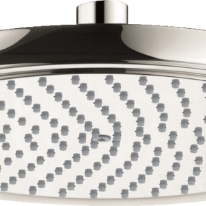 Hansgrohe Raindance Classic Showerhead 240 1-Jet PowderRain, 1.75 GPM in Polished Nickel