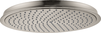 Hansgrohe Raindance Classic Showerhead 300 1-Jet, 2.5 GPM in Brushed Nickel
