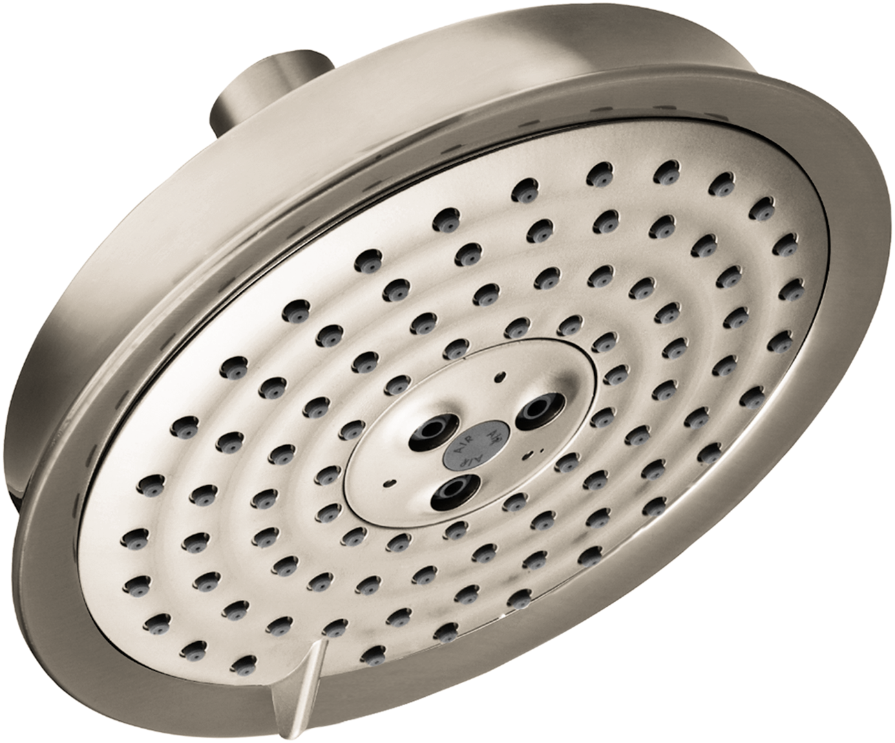 Hansgrohe Raindance Classic Showerhead 150 3-Jet, 1.75 GPM in Brushed Nickel