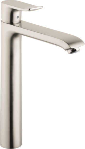 Hansgrohe Metris Single-Hole Faucet 260 with Pop-Up Drain, 1.2 GPM in Brushed Nickel