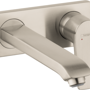 Hansgrohe Metris Wall-Mounted Single-Handle Faucet Trim, 1.2 GPM in Brushed Nickel