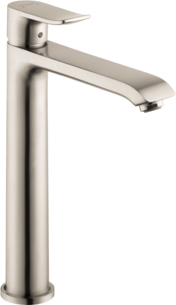Hansgrohe Metris Single-Hole Faucet 200 with Pop-Up Drain, 1.2 GPM in Brushed Nickel