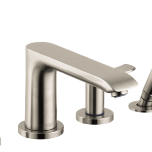 Hansgrohe Metris 4-Hole Roman Tub Set Trim with 1.75 GPM Handshower in Brushed Nickel