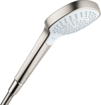 Hansgrohe Croma Select E Handshower 110 3-Jet, 1.75 GPM in Brushed Nickel