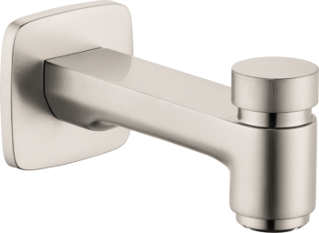 Hansgrohe Logis Tub Spout with Diverter in Brushed Nickel