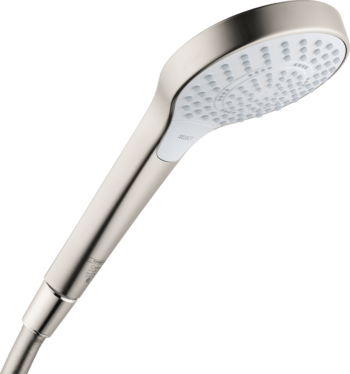Hansgrohe Croma Select S Handshower 110 3-Jet, 1.75 GPM in Brushed Nickel