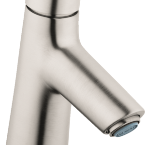 Hansgrohe Talis S Single-Hole Faucet 80 with Pop-Up Drain, 1.2 GPM in Brushed Nickel