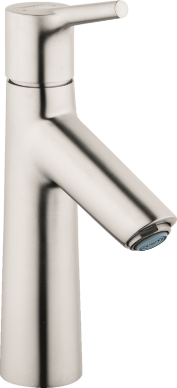 Hansgrohe Talis S Single-Hole Faucet 100 with Pop-Up Drain, 1.2 GPM in Brushed Nickel