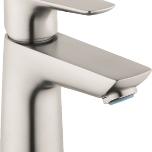 Hansgrohe Talis E Single-Hole Faucet 80 with Pop-Up Drain, 1.2 GPM in Brushed Nickel