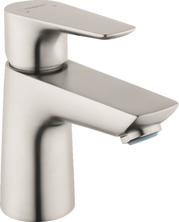 Hansgrohe Talis E Single-Hole Faucet 80 with Pop-Up Drain, 1.2 GPM in Brushed Nickel