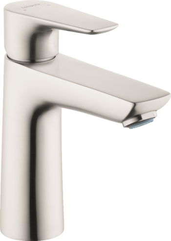 Hansgrohe Talis E Single-Hole Faucet 110 with Pop-Up Drain, 1.2 GPM in Brushed Nickel