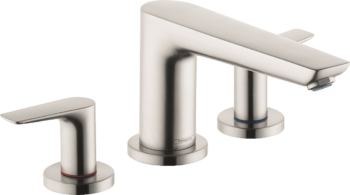 Hansgrohe Talis E 3-Hole Roman Tub Set Trim in Brushed Nickel