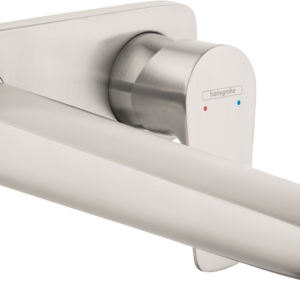 Hansgrohe Talis E Wall-Mounted Single-Handle Faucet Trim, 1.2 GPM in Brushed Nickel