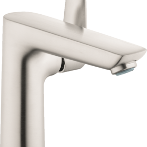 Hansgrohe Talis E Single-Hole Faucet 150 with Pop-Up Drain, 1.2 GPM in Brushed Nickel