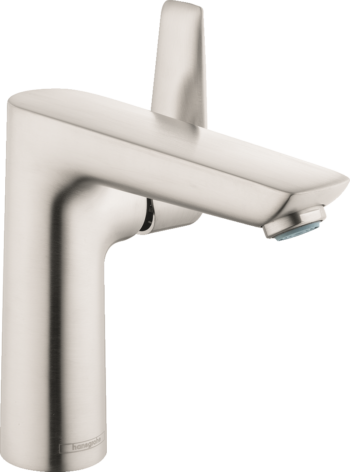 Hansgrohe Talis E Single-Hole Faucet 150 with Pop-Up Drain, 1.2 GPM in Brushed Nickel