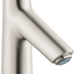 Hansgrohe Talis Select S Single-Hole Faucet 100 with Pop-Up Drain, 1.2 GPM in Brushed Nickel