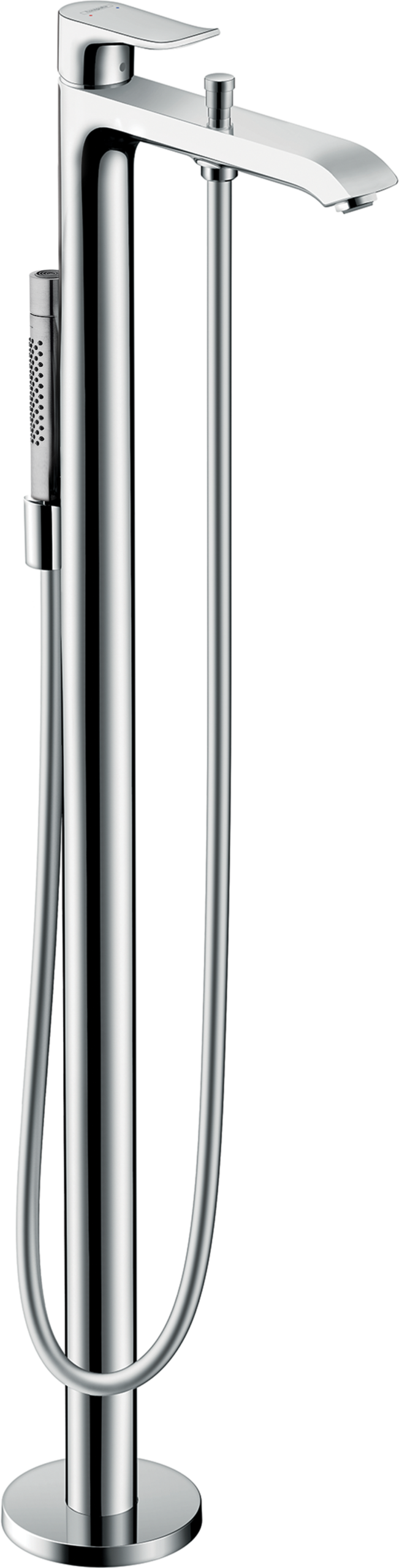 Hansgrohe Metris Freestanding Tub Filler Trim with 1.75 GPM Handshower in Chrome