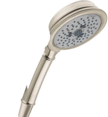 Hansgrohe Croma 100 Classic Handshower 3-Jet, 1.8 GPM in Brushed Nickel