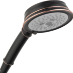 Hansgrohe Croma 100 Classic Handshower 3-Jet, 1.8 GPM in Rubbed Bronze