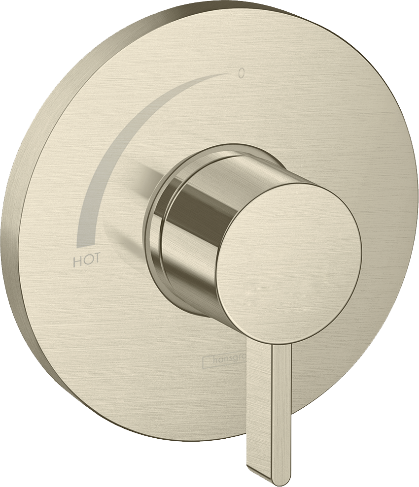 Hansgrohe Ecostat S Pressure Balance Trim in Brushed Nickel