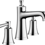 Hansgrohe Joleena Widespread Faucet 100 with Pop-Up Drain, 1.2 GPM in Chrome