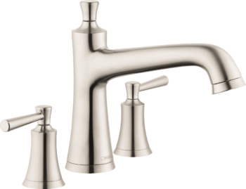 Hansgrohe Joleena 3-Hole Roman Tub Set Trim in Brushed Nickel