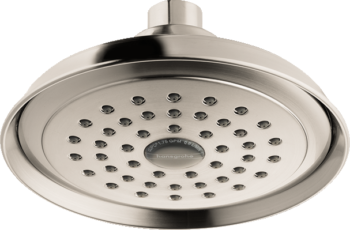 Hansgrohe Joleena Showerhead 150 1-Jet, 1.5 GPM in Brushed Nickel