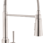 Hansgrohe Joleena Semi-Pro Kitchen Faucet, 2-Spray, 1.75 GPM in Steel Optic