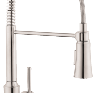 Hansgrohe Joleena Semi-Pro Kitchen Faucet, 2-Spray, 1.75 GPM in Steel Optic