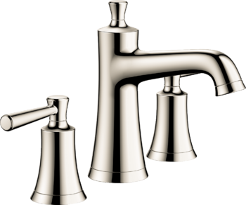 Hansgrohe Joleena Widespread Faucet 100 with Pop-Up Drain, 1.2 GPM in Polished Nickel