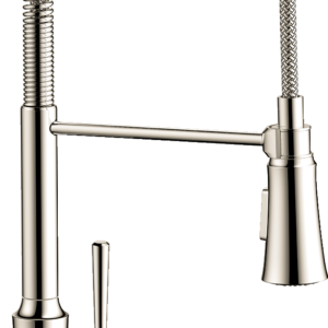 Hansgrohe Joleena Semi-Pro Kitchen Faucet, 2-Spray, 1.75 GPM in Polished Nickel